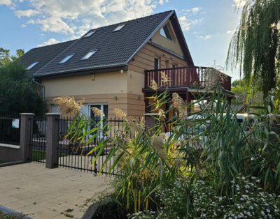 Fehérkócsag vízparti nyaraló Balatonfenyves