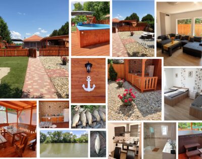 Közvetlen Vízparti Horgásznyaraló Jakuzzival